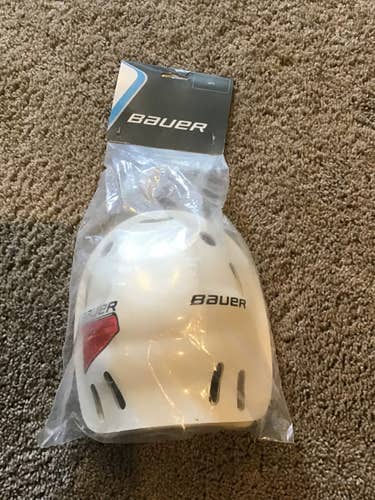 White Senior New Bauer Profile 960 Goalie Mask Back Plate