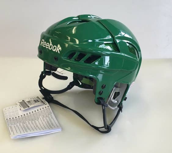 New Reebok 11K Pro Stock/Retu​rn green size small S NHL/AHL ice hockey helmet