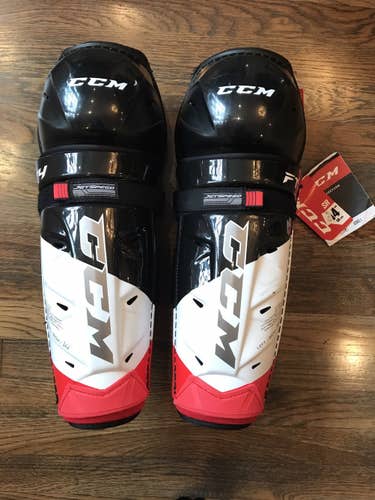 CCM Jetspeed FT4 Shin Pads Senior Size 14 Inch