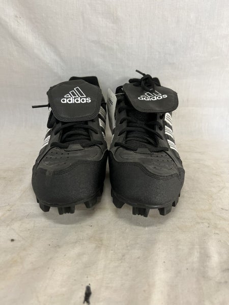 New Addidas Size 13.5 D Triple Star 5 Low Black Baseball Cleats