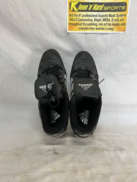 New Addidas Size 13.5 D Triple Star 5 Low Black Baseball Cleats