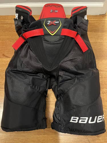 Black Senior Medium Bauer  Vapor 2X Pro Hockey Pants