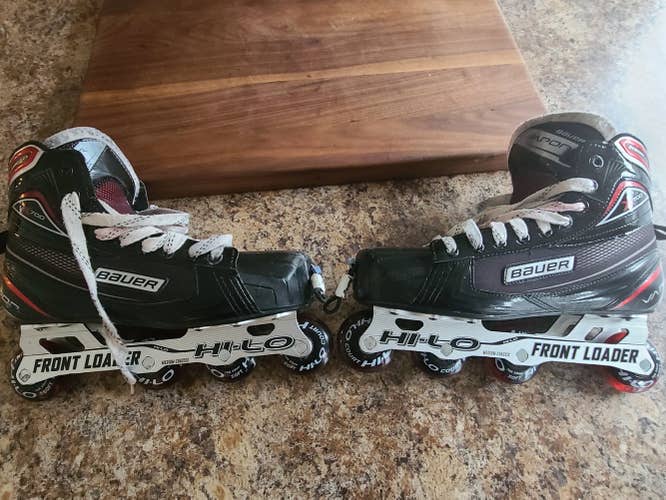 Senior x700 Goalie Bauer Inline Skates Regular Width Size 9D