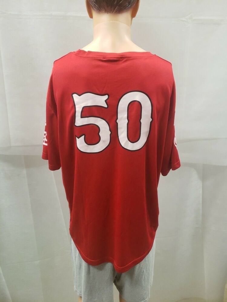 Pawtucket Red Sox Mens XL SGA Baseball Jersey Red Minor League