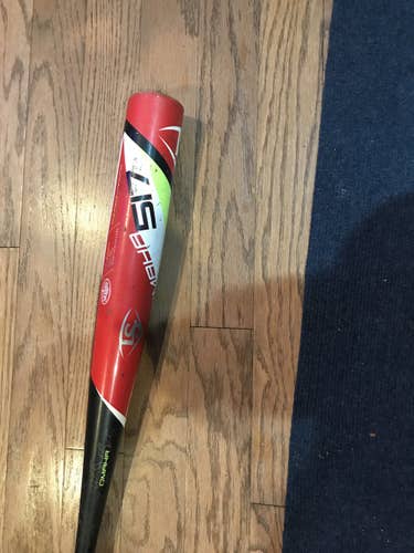 Used Kid Pitch (9YO-13YO) USSSA Certified 2017 Louisville Slugger Alloy Omaha 517 Bat (-5) 27 oz 32"