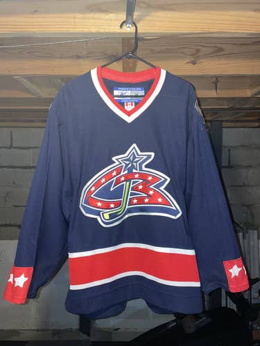 Blue Adult Unisex Used Size 46 Reebok Jersey