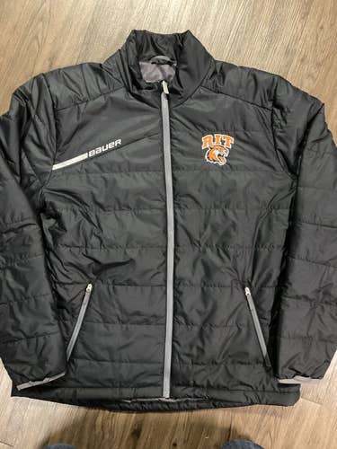 RIT Hockey Team Issued Bauer Full ZIP Jacket. XL