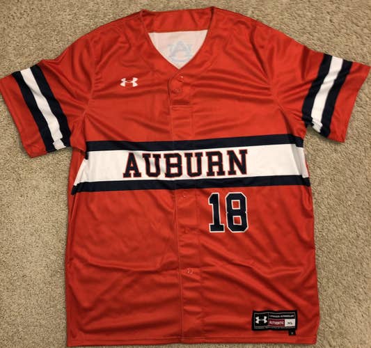 Auburn UnderArmour Baseball Jersey