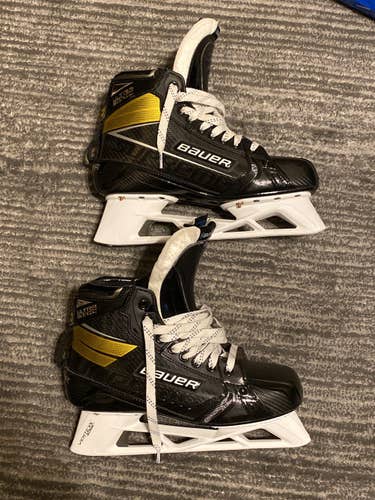 Senior Bauer Regular Width Pro Stock Size 9 Ultrasonic Hockey Goalie Skates