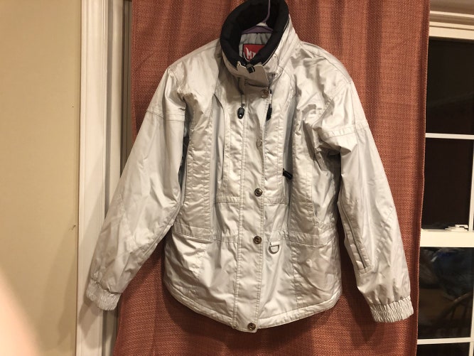Gray Women's Adult Lightly Used Marker Jacket (Size 10)
