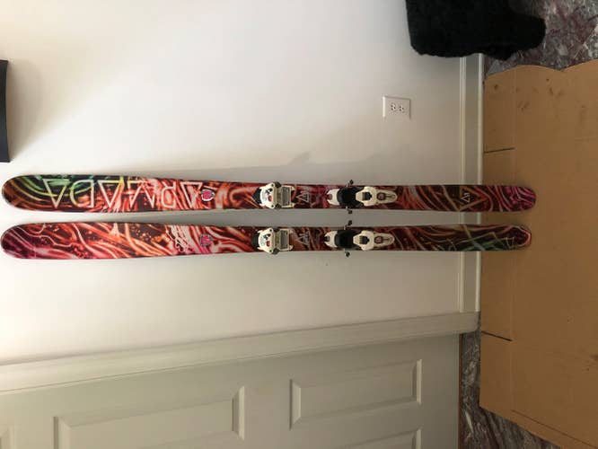 Armada Alpha 1 Skis 176cm. Mounted for 27.5 Full Tilt Marker Bindings