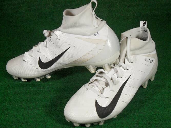 Used Mens Nike Vapor Untouchable Pro 3 TD Football Cleats White Black 12.5
