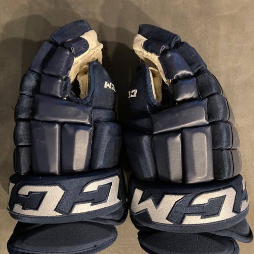 Blue Used CCM HG98 13" Gloves