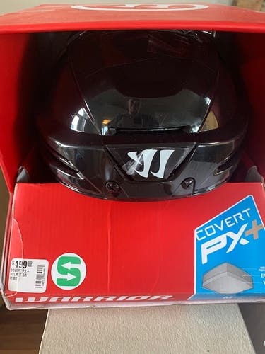 Black New Small Warrior Covert PX+ Helmet