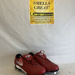 New Easton Size 7.5 Assist Low Baseball Red Cleats