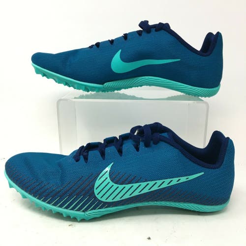 New Nike Men's 7 Zoom Rival M Lace Up Racing Running Shoes Blue AH1020-300 SZ 13