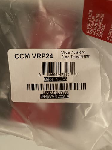 New Medium CCM VR24 Visor