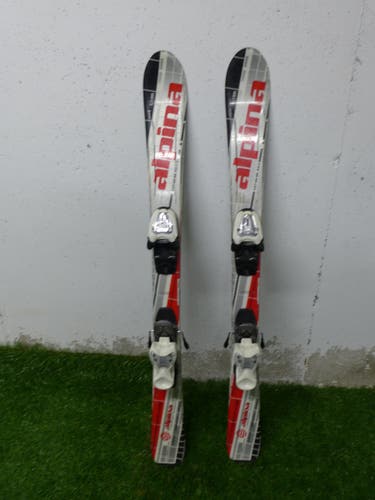 Used Alpina 100cm All Mountain Skis With Bindings