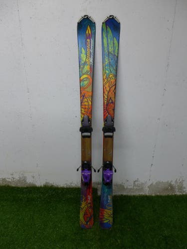 Used Nordica 140cm FireArrow Skis With Bindings