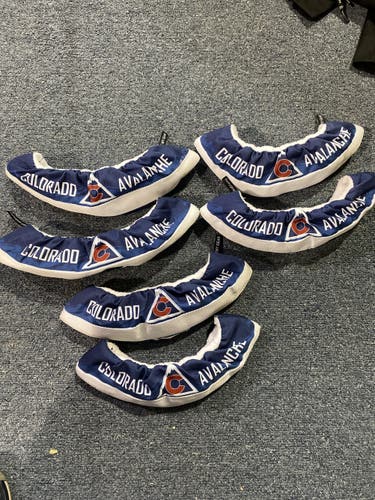 Colorado Avalanche Player Issued 3rd Jersey Skate Soakers