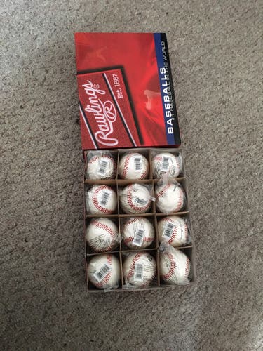 Dozen New Baseballs