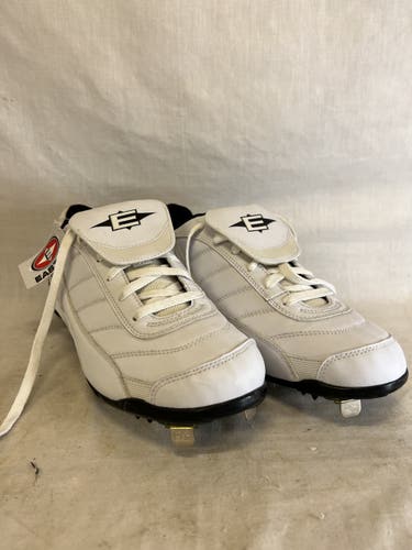 New Easton Size 13 Assist Low White  Baseball Cleats