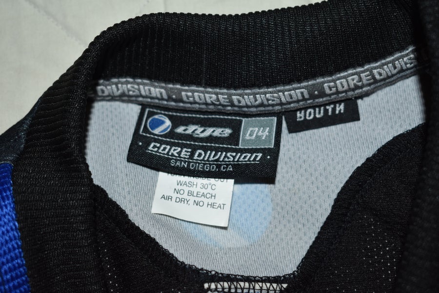 Dye Core Throwback Paintball Jersey - Black