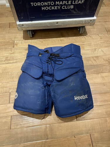 Toronto Maple Leafs Reebok Pro Stock Hockey Goalie Pants XL