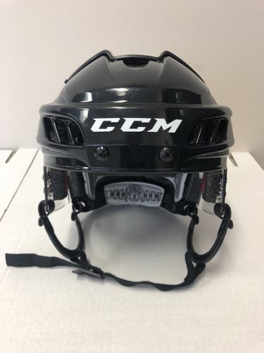 New Senior CCM Fitlite Hockey Helmet Black Medium Med M fit lite sr
