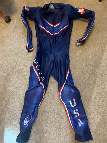 Spyder US Ski Team World Cup GS Race Suit D3O padding  Large