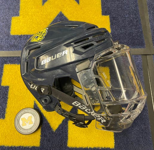 University of Michigan Practice Helmet W/ shield