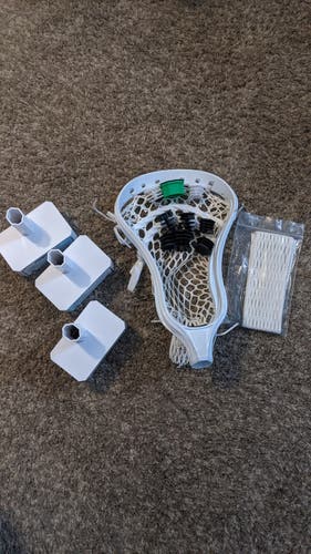New LVL Lacrosse Head Strung + bundle for for grandmasterlax