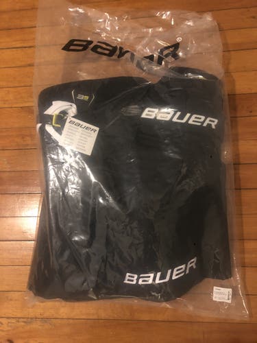 Black Intermediate Large Bauer Supreme 3S Hockey Pants