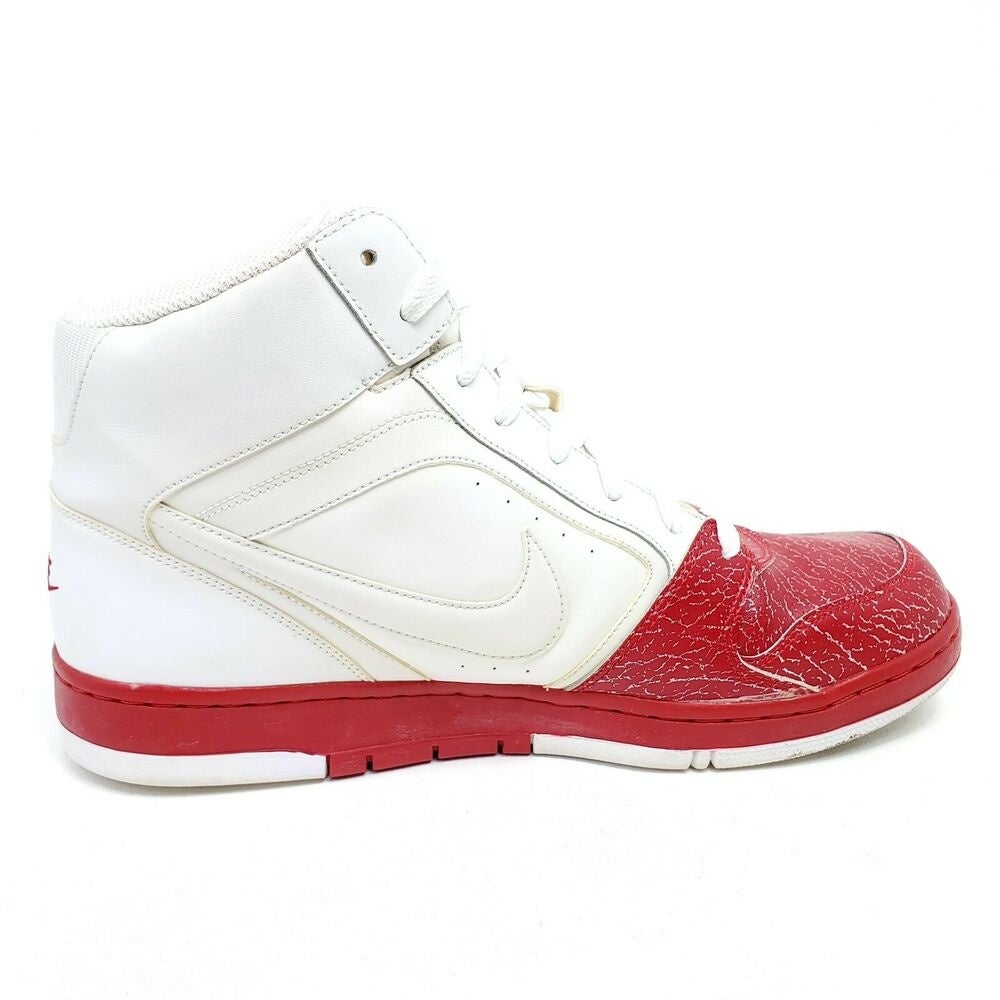 Vintage Nike Air Prestige II 2 High Top Mens 13 Shoes 335808-106 Red White  2009 | SidelineSwap