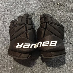 Colorado Avalanche New Pro Stock Bauer Vapor 1X Lite Gloves 14” Makar