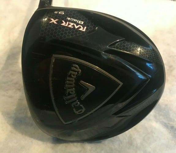 Callaway Razr X Black 9.5* Driver Grfalloy AttackLite A Senior Graphite *Good*