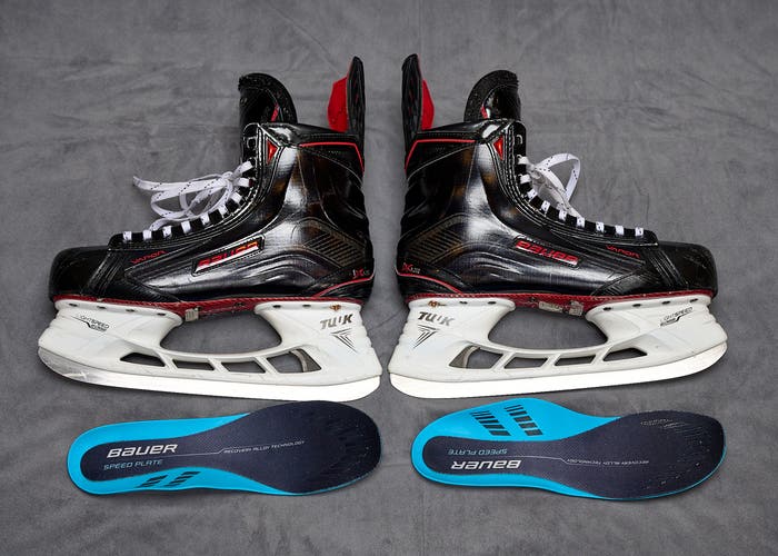 Senior Used Bauer Vapor 1X LE Hockey Skates Regular Width Size 9D w/SpeedPlates
