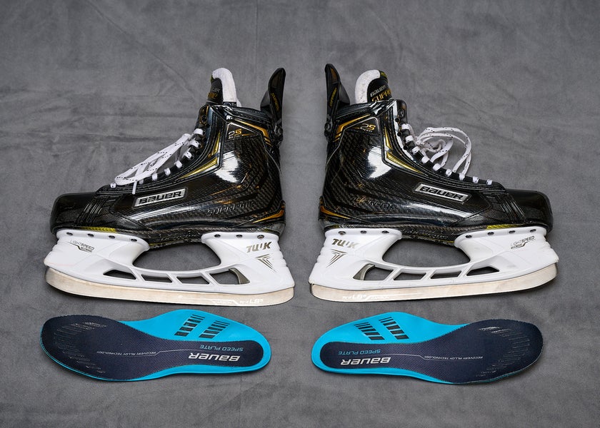 Senior Used Bauer Supreme 2S Pro Hockey Skates Extra Wide Width Size 8.5 with Speedplates