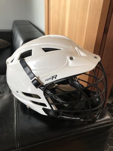 White Used Youth Player's Helmet