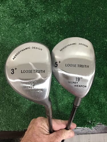 Secret Weapon Loose Truth Fairway Woods Set 3 & 5 With Graphite Shafts