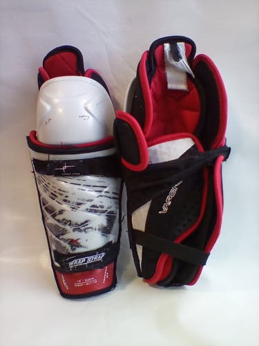 Used Bauer 13" Ice Hockey Shin Guards