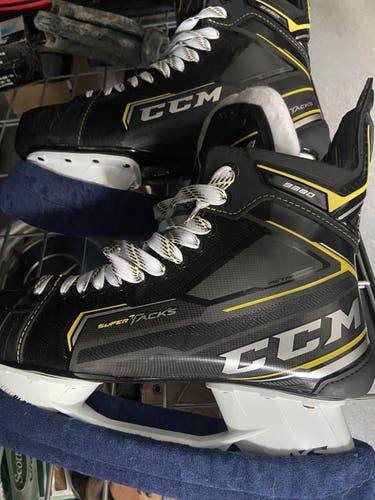 Senior Used CCM Super tacks 9380 Hockey Skates Extra Wide Width Size 13