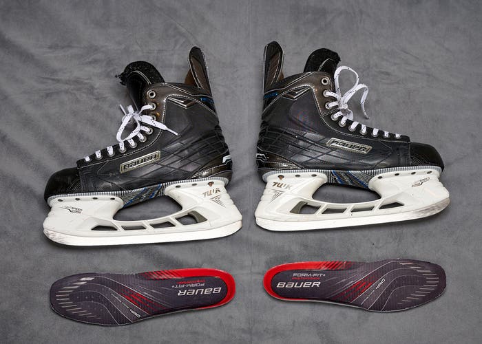 Senior Used Bauer Nexus 7000 Hockey Skates Regular Width Pro Stock Size 9 D