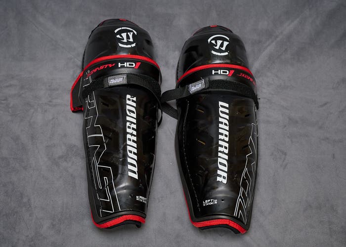 Used 16" Senior Warrior Dynasty HD1 Hockey Shin Pads