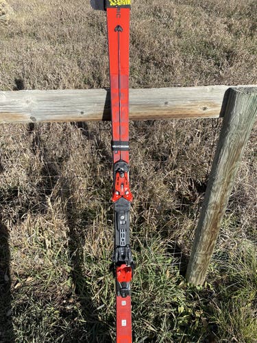 Used 2021 Atomic Racing Redster FIS GS Skis With Bindings Max Din 20