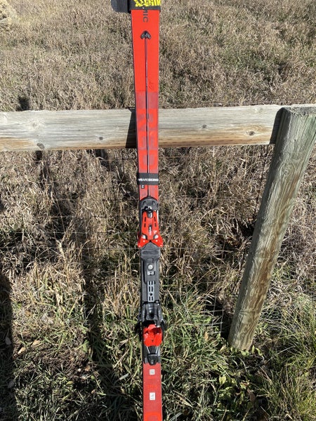 Used 2021 Atomic Racing Redster FIS GS Skis With Bindings Max Din 20