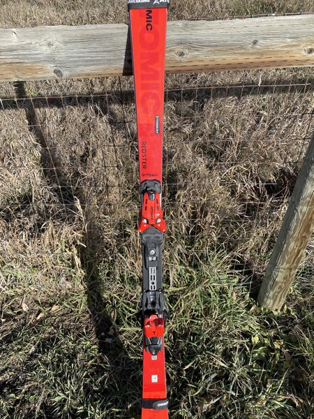 Used 2020 Atomic Racing Redster FIS SL Skis With Bindings Max Din 20