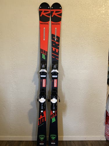 Used Unisex 2020 Rossignol Ski Racing Hero Athlete SL Pro Skis With Bindings 142