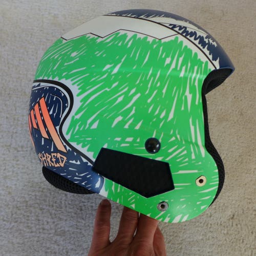 Used Small / Medium Shred Brain Bucket Helmet