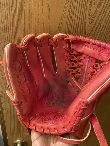 Red High School/College Pitcher's 11.5" Pro Preferred Baseball Glove